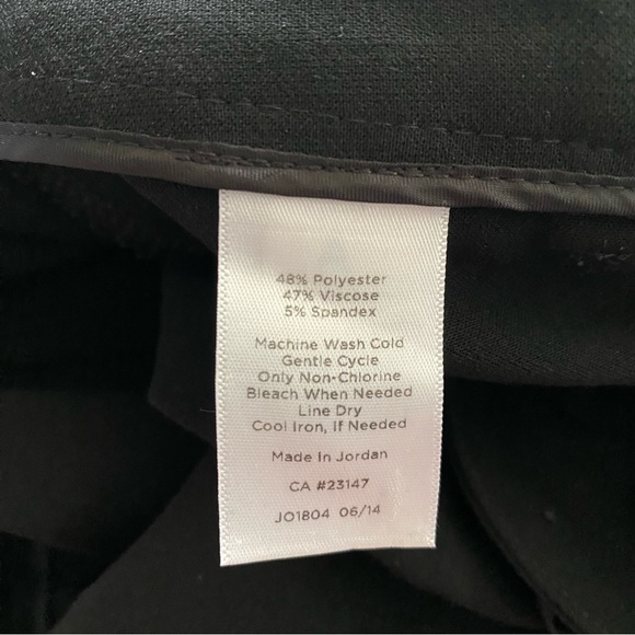 TALBOTS Curvy Bootcut Business Casual Career Black Pants Women’s Size 8 Petite - Picture 6 of 12